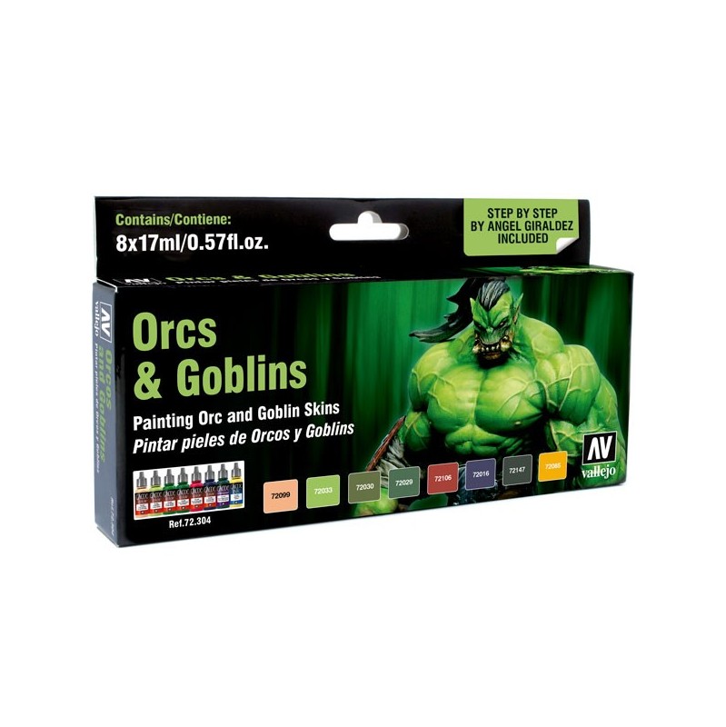 Game Color Set 8 colores Orcos & Goblins