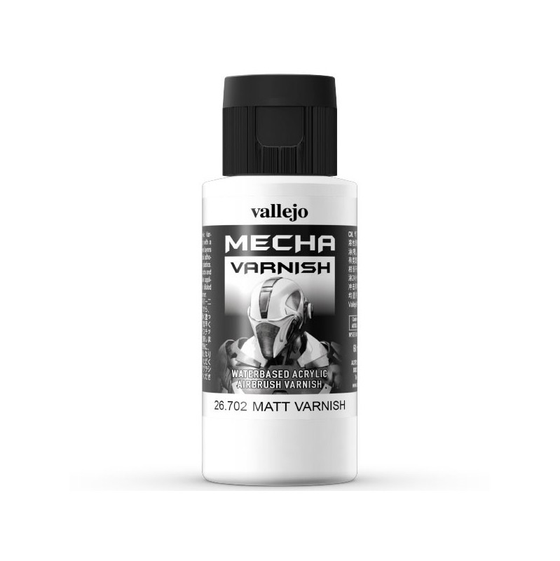 Vallejo Premium Airbrush Paint : 200ml : Matt Varnish
