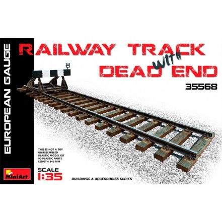MiniArt Acc Rail Track+Dead End EU 1/35