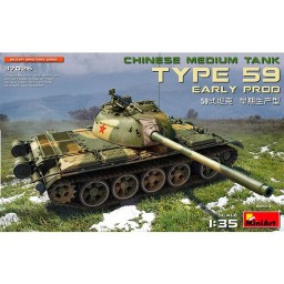 Tanque Type59 EarlyProd Chinese Medium 1/35