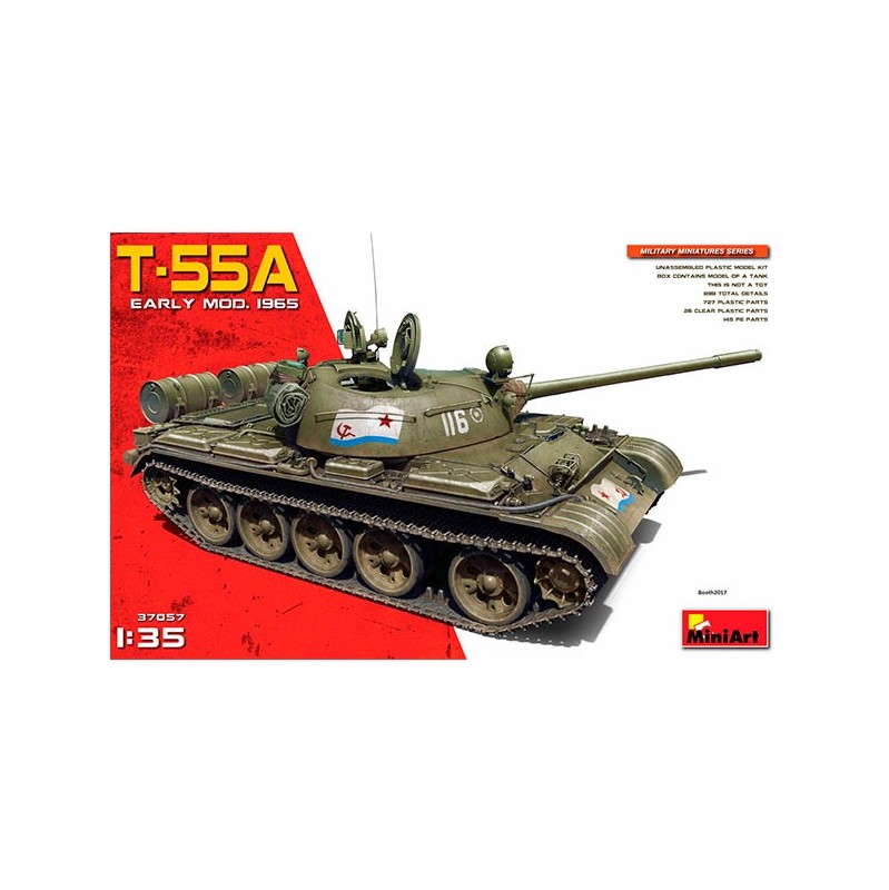 MiniArt Tanque T55A Early Mod. 1965 1/35