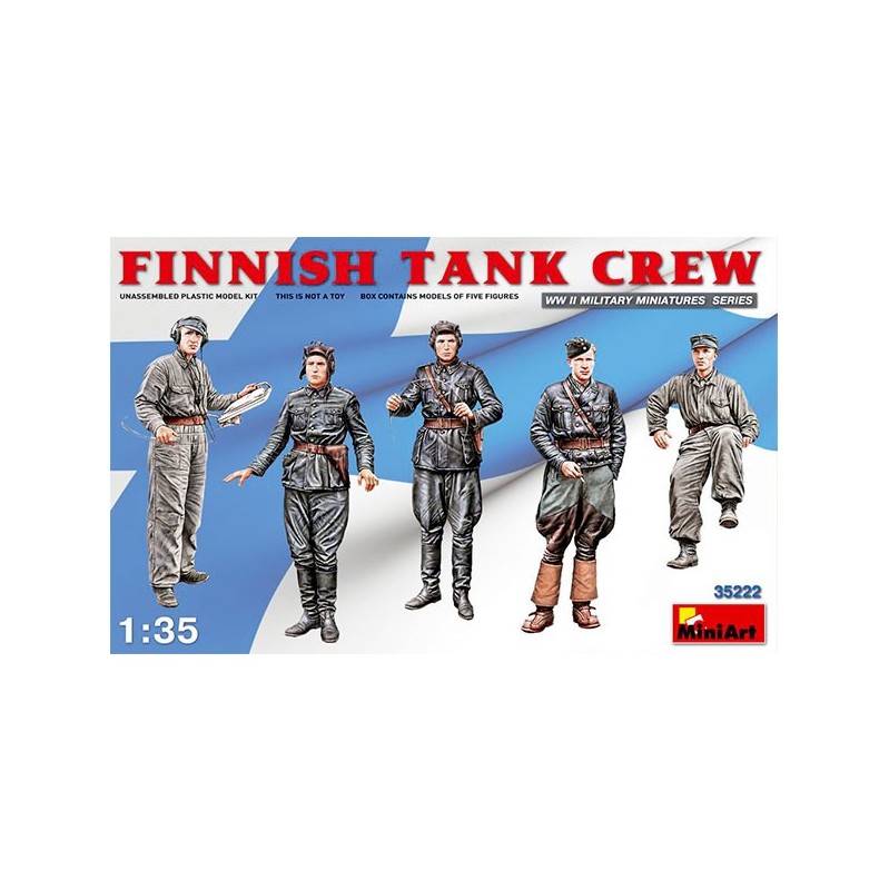 MiniArt Figuras Finnish Tank Crew 1/35