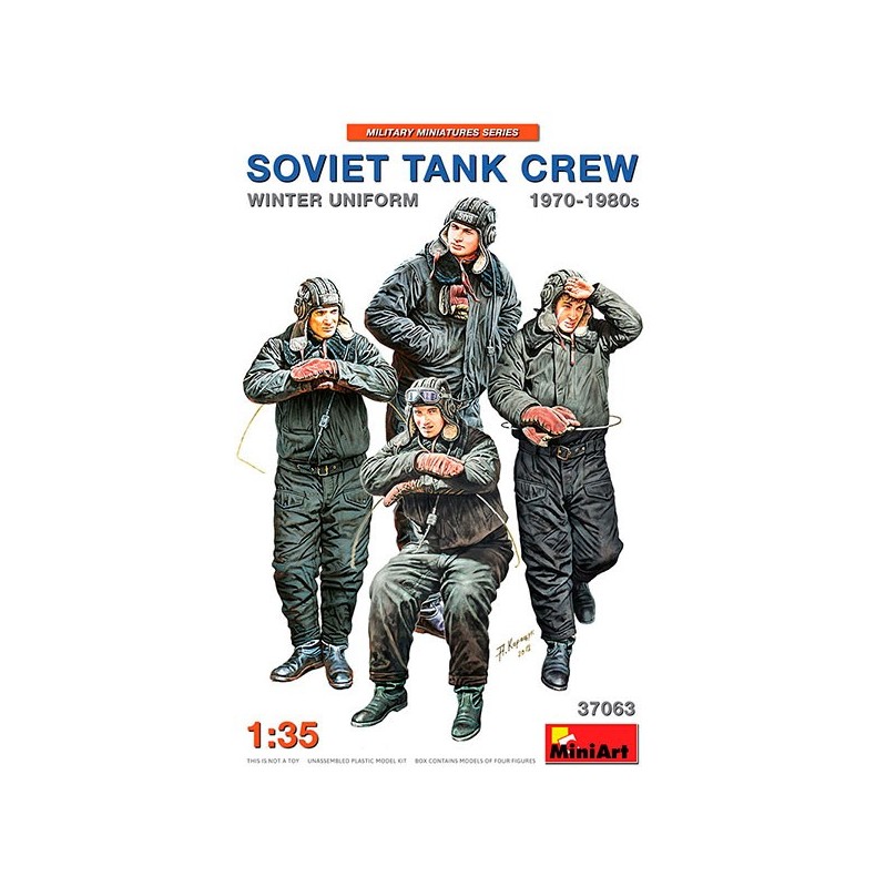Figuras Soviet T Crew 70-80 Winter 1/35