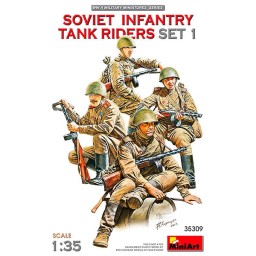 MiniArt Soviet Tank Riders 1 Set 1:35