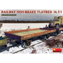 MiniArt Vagón Railway Non-brake Flatbed 16,5 t