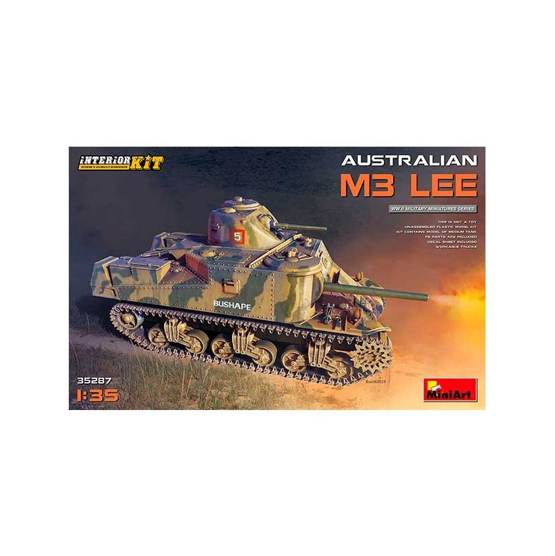MiniArt Tanque Australian M3 Lee. Interior Kit