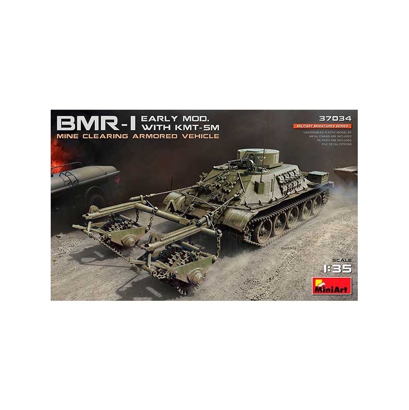 MA Tanque BMR-1 Early Mod + KMT-5M 1/35
