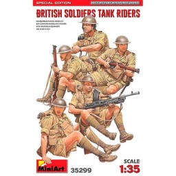 British Soldiers Tank Riders. Sp.Ed. 1/35