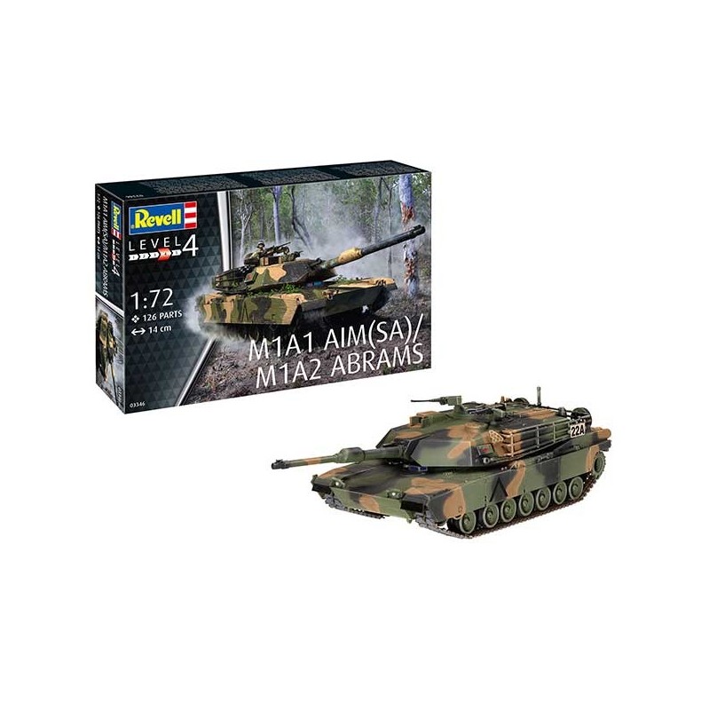 Revell Maqueta Tanque M1A1 AIM(SA)/ M1A2 Abrams 1:72