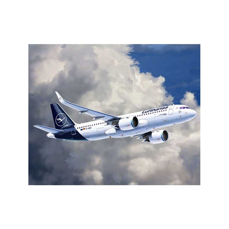 Revell Model Kit Plane Airbus A320neo Lufthansa New Livery 1:144