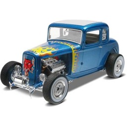 Revell Model Kit Car 1932 Ford 5 Window Coupe 2n1 1:25