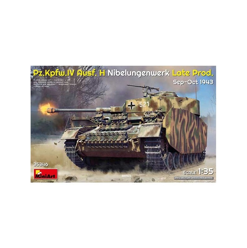 Miniart Tanque Pz.Kpfw.IV Ausf. H Nibelungenwerk 43 1/35