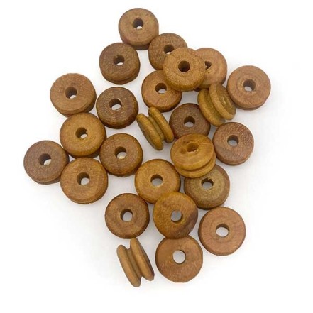 Everships Wooden Polley 7mm 25 units