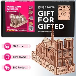 Mr. Playwood Notre Dame Cathedral (Eco - light) 204 pieces