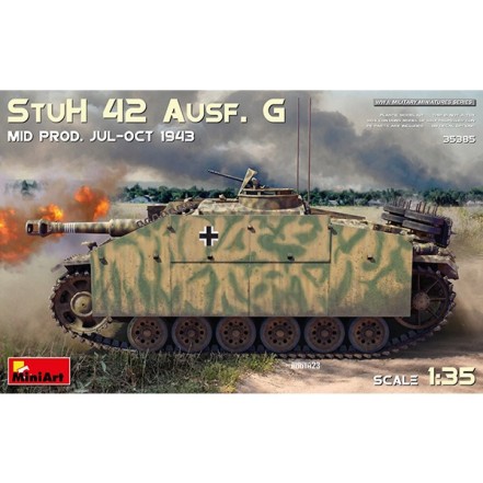 Miniart Tanque StuH 42 Ausf. G Mid Prod Jul-Oct 1943 1:35
