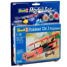 Revell Model Set Avión Fokker DR.1 Triplane 1:72