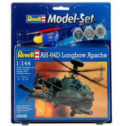 Revell Model Set Helicopter AH-64D Longbow Apache 1:144