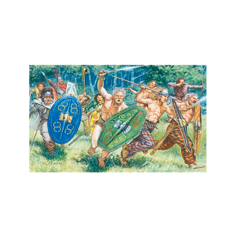 Italeri Historics Gauls Warriors (I-II Century B.C.) 1:72