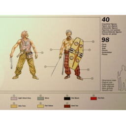 Italeri Historics Gauls Warriors (I-II Century B.C.) 1:72