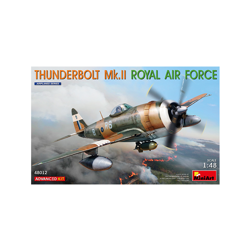 Miniart Plane Thunderbolt Mk.II. Royal Air Force. Advanced Kit 1/48