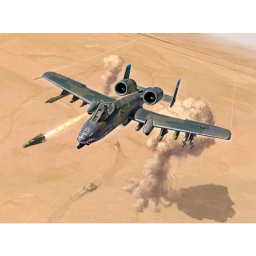 Italeri Avión A-10 A/C Thunderbolt II Gulf War 1:72