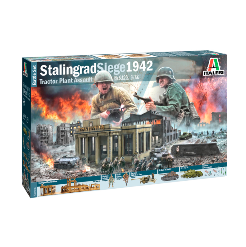 Italeri Battle sets Stalingrad Tractor Plant 1942 1:72
